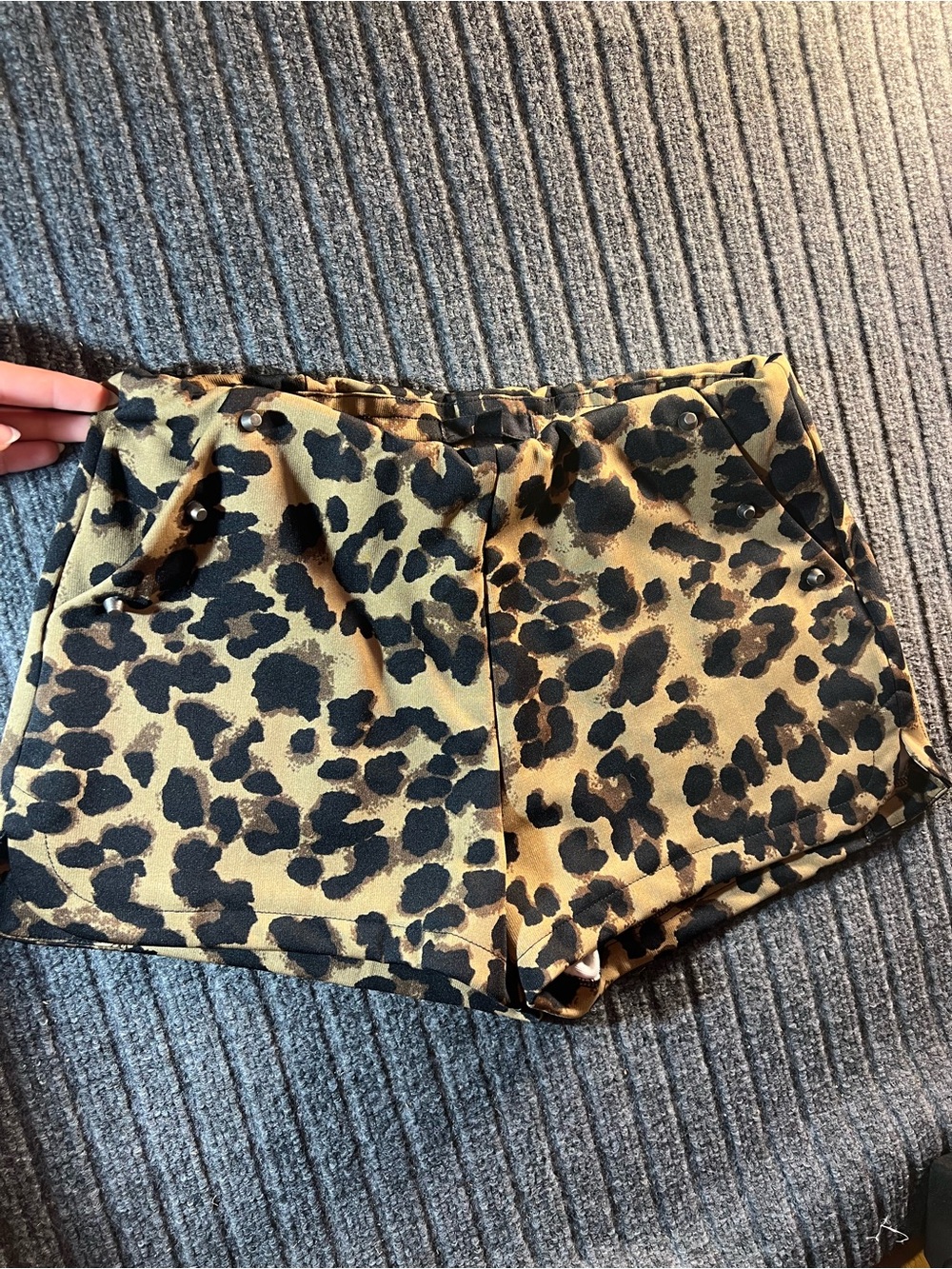 Y2K Leopard Print Micro Shorts McBling Going Out Shorts